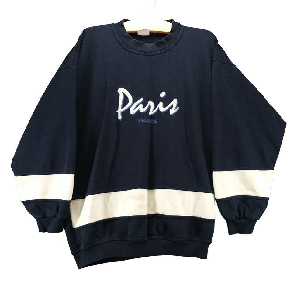 Navy Blue Paris Sweatshirt
